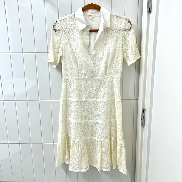 Nanette Lenore Lace Shirt Dress - Picture 2 of 3